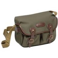 Adorama Billingham Hadley Small Shoulder Bag, Sage with Chocolate Leather Trim BI 503348-54