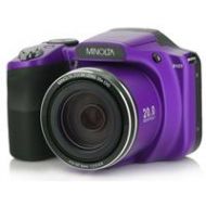 Adorama Minolta M35Z 20MP 1080p HD Bridge Digital Camera with 35x Optical Zoom, Purple MN35Z-P