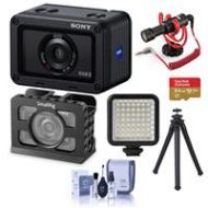 Adorama Sony Cyber-shot RX0 II Digital Camera with vlogging Accessory kit DSC-RX0M2 M