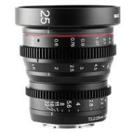 Adorama Meike 25mm T2.2 Manual Focus Cinema Lens for MFT Mount 20660001