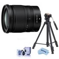 Adorama Nikon NIKKOR Z 24-70mm f/4 S Lens for Z Series Mirrorless Cameras W/Tripod Kit 20072 T