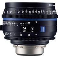 Adorama Zeiss 25mm T2.1 CP.3 Compact Prime Cine Lens (Feet) with Canon EF EOS Mount 2181-404