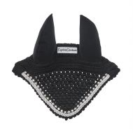 Dover Saddlery Equine Couture™ Fly Bonnet with Piping and Crystals