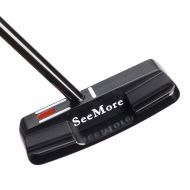 SeeMore Putters SeeMore Giant M1T Black Putter w/ Rosemark Grip