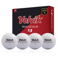 Volvik S3 White Golf Balls - Personalized