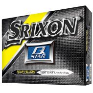Srixon Q-Star Tour Yellow Golf Balls - Personalized