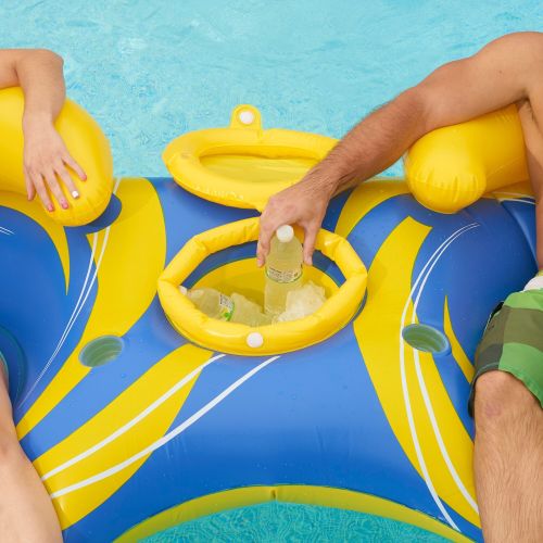  2-Person Inflatable Cooler Tube by Blue Wave