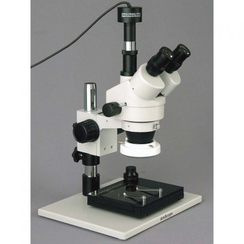  3.5X-90X Inspection Zoom Microscope with 3MP Digital Camera by AmScope