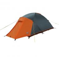 High Peak Outdoors Enduro Grey/Orange All-Season 2-Person Backpacking Tent by High Peak Outdoors