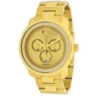 Movado Mens 3600278 Bold Round Gold Ion-Plated Stainless Steel Bracelet Watch by Movado