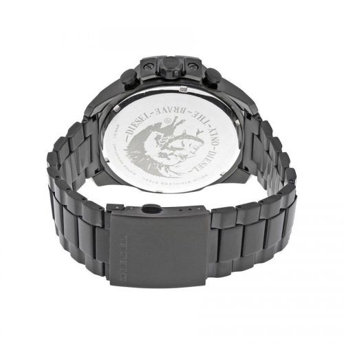  Diesel Mens DZ4355 Mega Chief Chronograph Black Stainless Steel Watch by Diesel