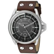 Diesel Mens DZ1716 Rollcage Brown Leather Watch by Diesel