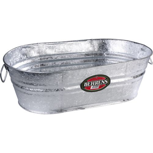  Hot Dipped 5.5 Gallon Steel Oval Tub