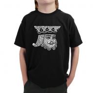 Boy ft s King of Spades T-shirt by Los Angeles Pop Art