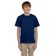 Gildan Boys Ultra Navy Cotton/Polyester T-shirt by Gildan
