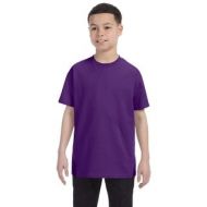 Gildan Boys Purple Heavy Cotton T-shirt by Gildan