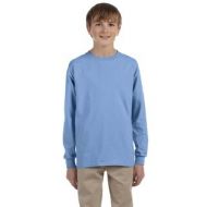 Boys Light Blue Heavyweight Blend Long-sleeve T-shirt