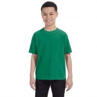 Boys ft Green Cotton Garment-Dyed Ring-Spun T-Shirt