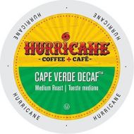 Hurricane Coffee And Tea Cape Verde Decaf, RainforestAlliance, Single Serve Cup Portion Pack for Keurig K-Cup Brewers by Hurricane Coffee & Tea