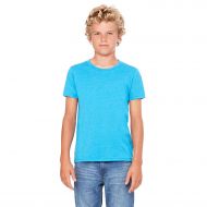Jersey YouthNeon Blue Polyester Short Sleeve T-shirt