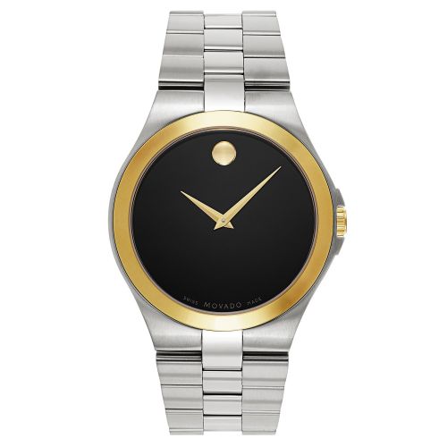  Movado Mens 0606909 Silver-Tone Stainless Steel Swiss Quartz Watch by Movado