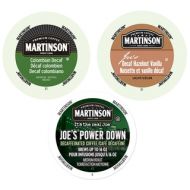 Martinson Decaf Collection of Flavored Coffees, Coffees That Give You the Same Power Packed Punch Without Any Caffeine, 72 Count by Martinson Coffee