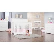 Kelsey 4-in-1 Convertible Crib - Matte White by Child Craft
