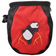 New Rock Climbing Panda Design Chalk Bag Adjustable Belt, 337-Red by AMC