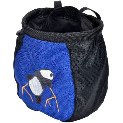  New Rock Climbing Panda Design Chalk Bag Adjustable Belt, 337-Blue by AMC