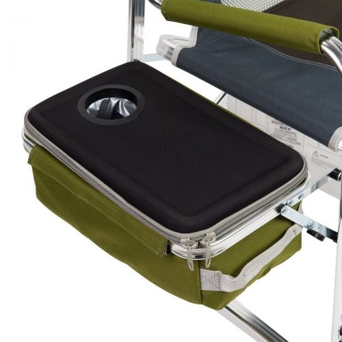  Timber Ridge Folding Directors Chair with Cooler Bag, Supports 300lbs
