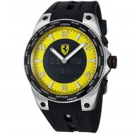 Ferrari Mens FE-05-ACC-YW World Time Yellow Analog Digital Dial Quartz Watch by Ferrari