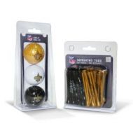 New Orleans Saints NFL Golf Ball and Tee Set