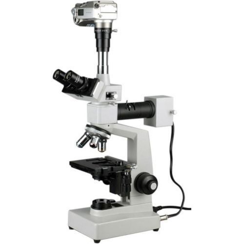  40x-2000x Two Light Metallurgical Microscope with 3MP Digital Camera by AmScope