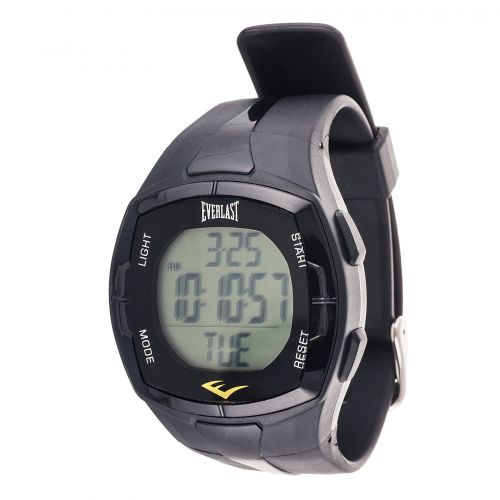  Everlast Mens HR2 Black Heart Rate Monitor Digital Sport Watch with Chest Strap by Everlast