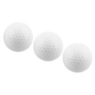 Outdoor Sports Resin Training Practice Golf Ball White 3 Pcs