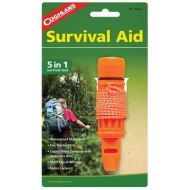 Coghlans 8634 5-in-1 Survival Aid, Orange