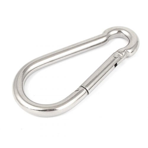  140mm Long Spring Loaded Gate Locking Carabiner Snap Hook 12mm Thickness by Unique Bargains