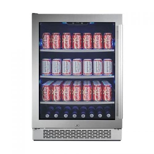  Avallon ABR241GLH 24 Inch Wide 152 Can Energy Efficient Beverage Center with LED Lighting, Double Pane Glass, Touch Control