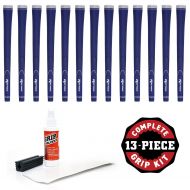 Karma Neion II Grip - Blue- 13 pc Golf Grip Kit (with tape, solvent, vise clamp)