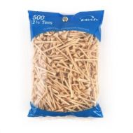 Intech 500 Pack 2 3/4-Inch Natural Tees by Intech