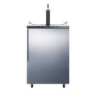 Summit SBC635MSSHV 24 Inch Wide 6 Cu. Ft. Single Tap Kegerator with Digital Cont by Summit