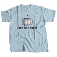 Kegerator.com 6210DRINKITIB Come and Drink It T-Shirt - Ice Blue