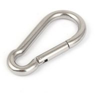 10mm Thickness Spring Loaded Carabiner Snap Hook Clip 100mm Length by Unique Bargains