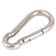 Camping Spring Carabiner Snap Hook Locking Clip Clamp Keychain 3.5 Long by Unique Bargains