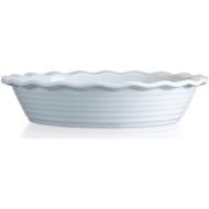 Palais Dinnerware Tarte Collection Ceramic Pie Dish 10 Diameter White
