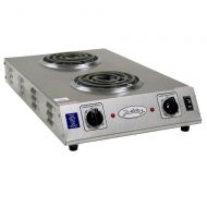 BroilKing CDR-1TFBB Professional Double Burner Space Saver Range, Stainless Steel - STAINLESS STEEL