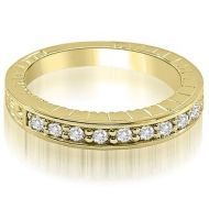 0.30 ct.tw Antique Style Round Cut Diamond Wedding Ring - White H-I