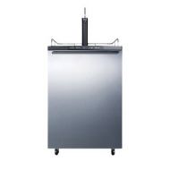 Summit SBC635MSSHH 24 Inch Wide 6 Cu. Ft. Single Tap Kegerator with Digital Cont by Summit