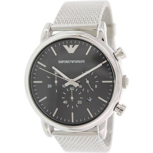  Emporio Armani Men ft s Classic Silver Stainless-Steel Plated Dress Watch by Emporio Armani