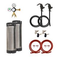 Kegerator.com HBK2-UK Two Keg Homebrew Conversion Kit with Reconditioned Kegs